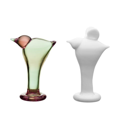 iittala Toikka Ursula and Valdemar - Set of 2 Birds - Green Toikka