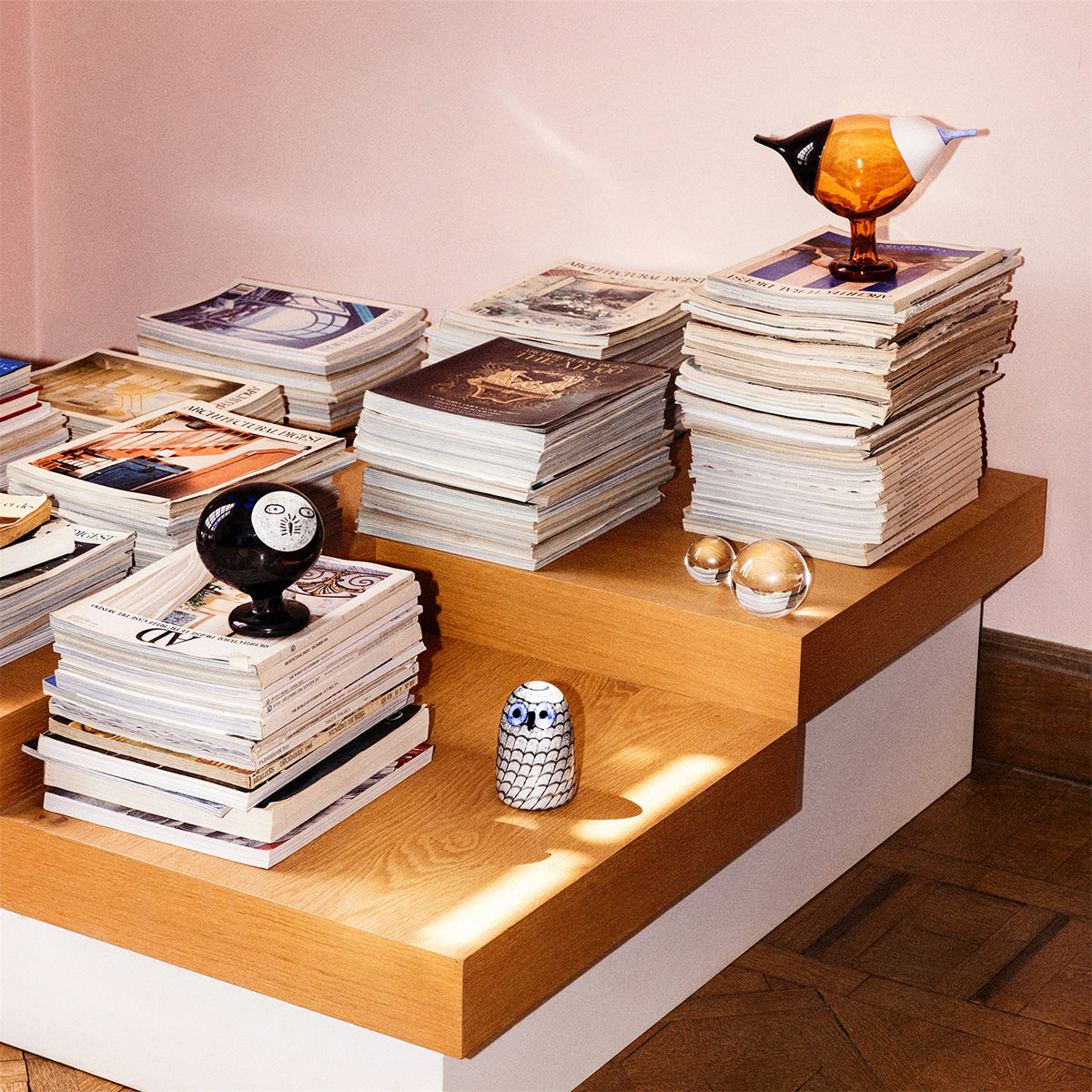 iittala Toikka Seville Orange Blue Magpie - Birds by Toikka