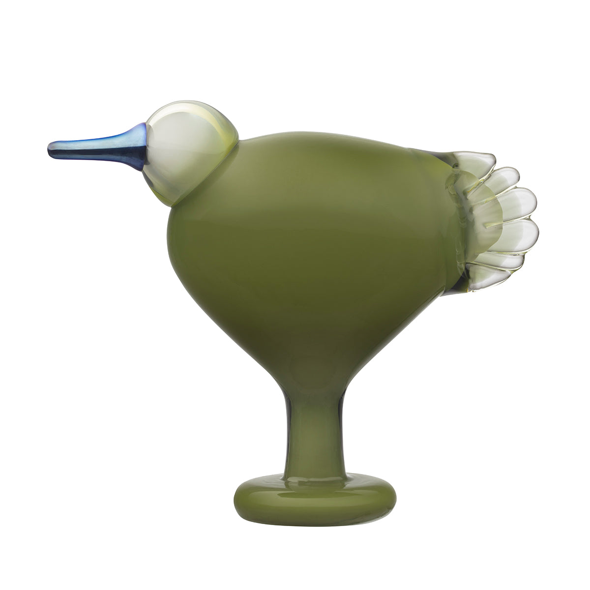 iittala Toikka Moss Green Leppainen – GlassBirds.com