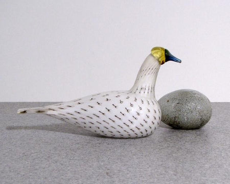 Iittala 1057701 Birds By Toikka - Mosche In Rame E Giallo Limone, Uccellino In Vetro Soffiato A Mano, 12,3x10x9,1 Cm