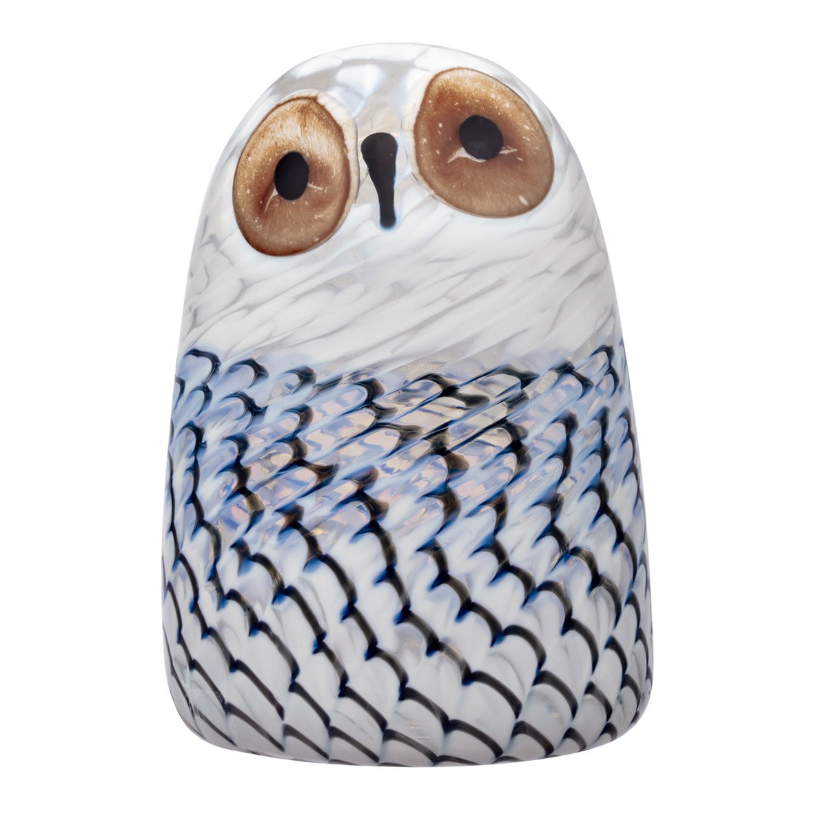 置物  / Birds by Toikka Owlet iittala Toikka Salmon Pink / Blue Owlet – GlassBirds.com