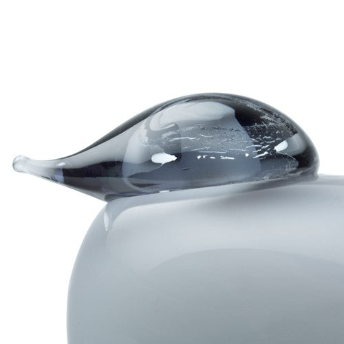 Iittala Toikka Grey Puffball Bird - Grey / Black Toikka Birds by